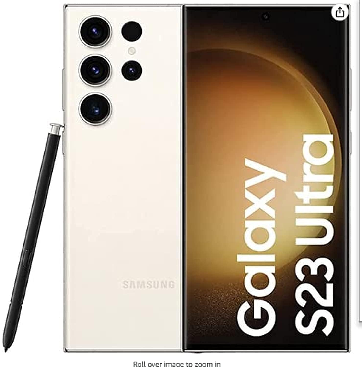 Samsung Galaxy S23 Ultra 5G Dual SIM Cream 12GB RAM 512GB - Middle